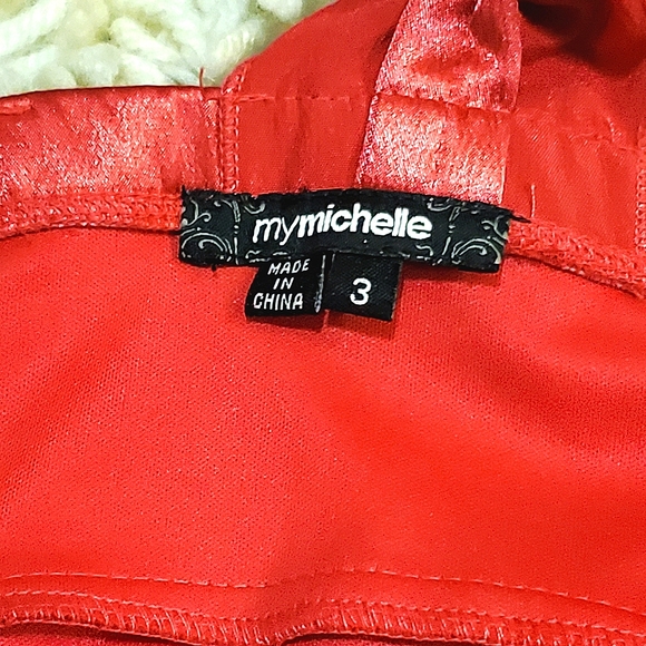 *NEW* My Michelle Juniors' One Strap Dress - Picture 8 of 12